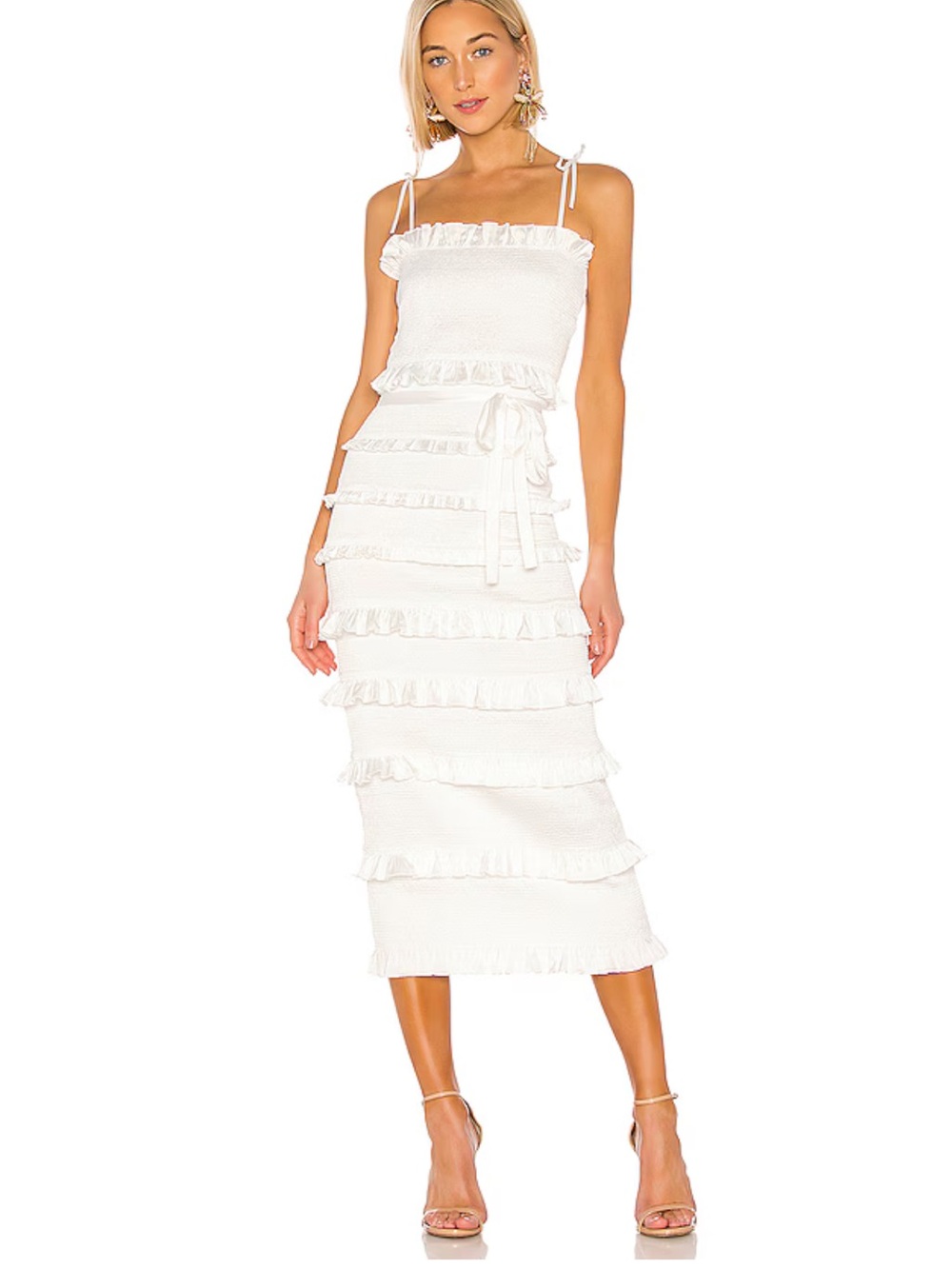 V. Chapman Lily Dress in White